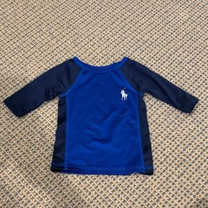 Polo by Ralph Lauren Kids Navy and Blue Rashguard